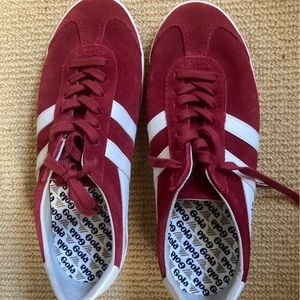 Red Suede Gola sneakers